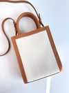 CELINE Mini Cabas Vertical Tasche aus Canvas mit Lederbesatz 193302BNZ 02NT 145497353 [P]