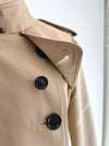 Burberry Long Trench Coat Harbourne Honey 80089761 162553541 [P]