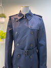 Burberry Harbourne Half Trench Coat - Navy 80192541 39321294 [P]