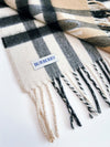 BURBERRY Contrast Check Cashmere Scarf 161767080 [P]