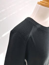 BURBERRY Meigan Wolle Check Damen Strickpullover _ BLACK 40513391 77204301 [P]