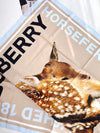 BURBERRY London Reh-Druck Baumwollschal 162161920 [P]