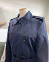 Burberry Harbourne Half Trench Coat - Navy 80192541 39321294 [P]