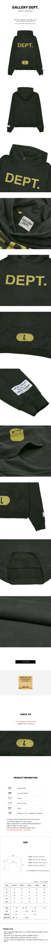 GALLERY DEPT Logo Hoodie für Männer in Schwarz 125712694 [P]