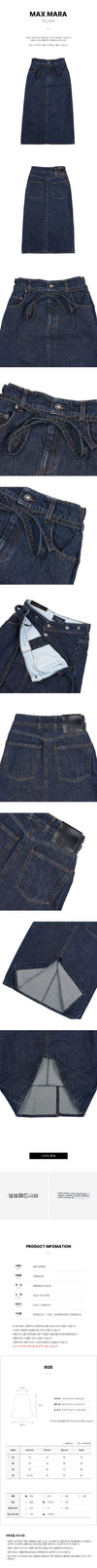 MAXMARA Damen Terni Denim Rock 007 56248505 [P]