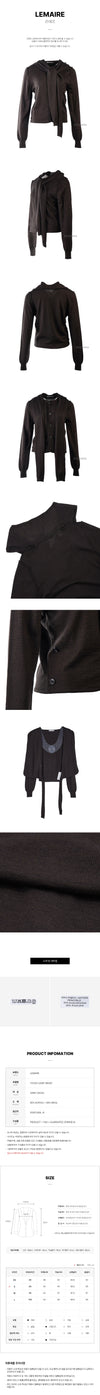 LEMAIRE Twist Scarf Cardigan 146334658 [P]