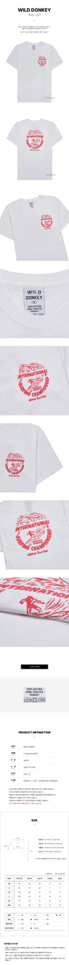 WILD DONKEY T MAKAHA WHITE SS25 Unisex T-Shirt 136455205 [P]