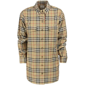 Burberry TURNSTONE Checked Shirt Archive Beige 151784785