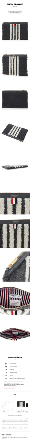 Thom Browne Men's Curly Merino Small Clutch Bag 035 40317792 [P]