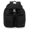 AMI Small Black Nylon Marcel Flap Backpack 160630032 [P]