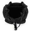 AMI Small Black Nylon Marcel Flap Backpack 160630032 [P]