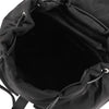 AMI Small Black Nylon Marcel Flap Backpack 160630032 [P]