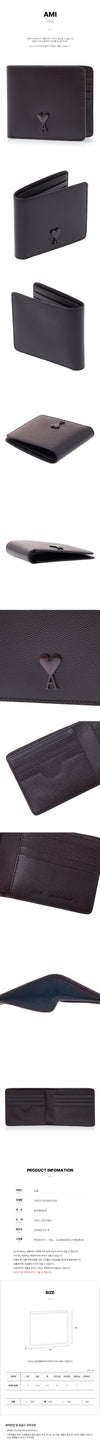 AMI Men's De Coeur Wallet AL0004 610 75826918 [P]