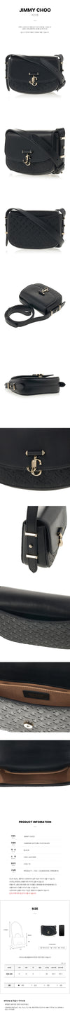 Jimmy Choo Varenne Satchel S KZZ Black 46636875 [P]