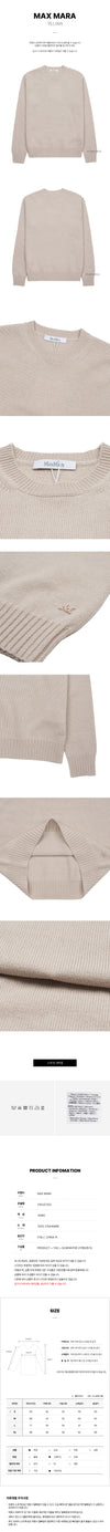 MAXMARA Kreuznackenpullover 002 FW24 114332976 [P]