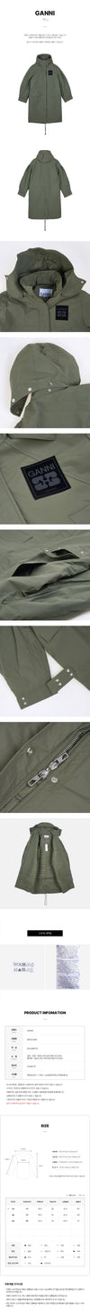 GANNI Damen 3-lagige Parka 151465826 [P]