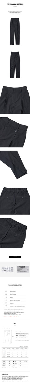Wooyoungmi Men's Hemp Pants W231PT13 947B 50171270 [P]