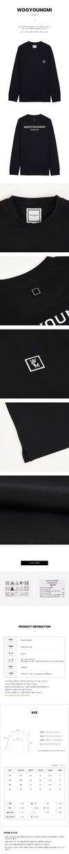 WOOYOUNGMI Langarm-T-Shirt mit Logo 154166026 [P]