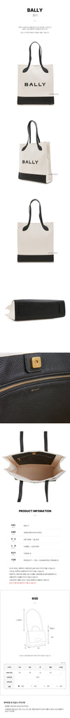 BALLY WAE02WCV034 I182O Damen Logo Stoff Tragetasche 144670568 [P]