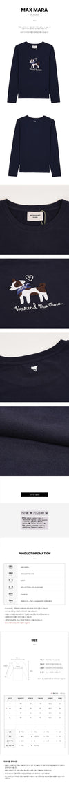 MAXMARA Damen Chess Tino Langarm T-Shirt 003 FW26 161289064 [P]