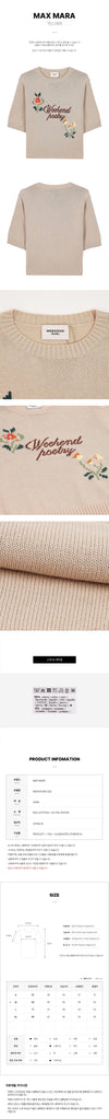 MaxMara Women's Cotton Knit 161289056 [P]