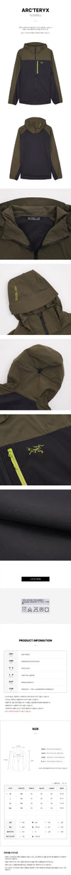 Arc Teryx SPOTLIGHT SS26 Men's Squamish Hoodie Jacket 157406070 [P]
