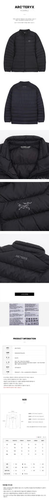 ARC TERYX Zerum Daunenjacke für Herren Schwarz FW25 148492596 [P]