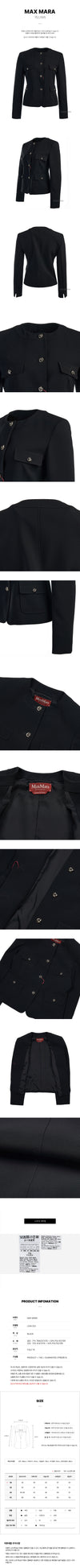 MaxMara YANA 001 SS25 Women's Crop Caddy Jacket 126653027 [P]