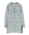 CHANEL Denimjacke 36 Hellblau 5ET0180 126930293 [P]