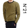 No. 21 Long Sleeve Check Knit 160328485 [P]