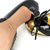 Dsquared2 Black/Gold Ribbon Side Open Heel 162545197 [P]