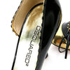 Dsquared2 Black/Gold Ribbon Side Open Heel 162545197 [P]