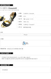 Dsquared2 Black/Gold Ribbon Side Open Heel 162545197 [P]