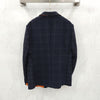 Hermes Navy Check Tailored Jacket 58 7727 163158623 [P]