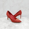 LOUIS VUITTON Suede High Heels in Rot 37.5 163157680 [P]