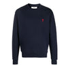 AMI Herz-Stickerei-Logo Unisex Sweatshirt A21HJ007 730_1 45118053 [P]
