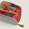 HERMES シルクイン コンパクト財布 グレー H082355CKAG 157631178 [P]