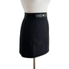 HERMES Doppelt dehnbare Damenrock Skirt Noir H5H0333DQ0236 160106549 [P]