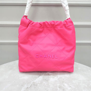 CHANEL ピンク 22 バッグ スモール 新型内蔵チップ 1327 163156277 [P]