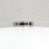 TIFFANY & CO Diamant 1P Together Doppel Milgrain Band Ring Platin 4.5 3360498 [P]