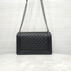 CHANEL ボーイキャビアチェーンフラップバッグミディアム27番代A67086 9763 163155965 [P]