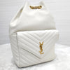 SAINT LAURENT Monogram Joy Rucksack Ivory 672609 9192 163156875 [P]