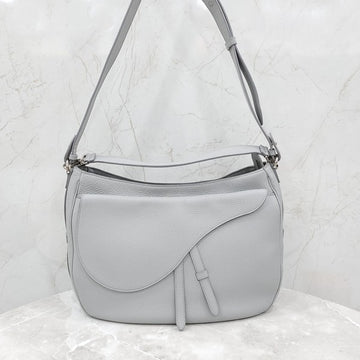 DIOR ソフト サドル メッセンジャーバッグ グレー 1ADHO023ULC 7958 163156607 [P]