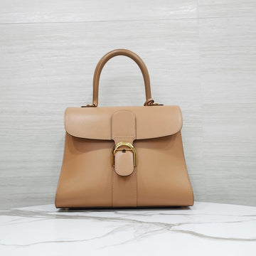 Delvaux Brian MM Top Handle Box Beige 10362 163154658 [P]