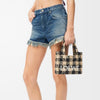 LOEWE Raffia Check Mini Tote Bag 4461 163154901 [P]