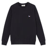 MAISON KITSUNE Fox Patch Sweatshirt Schwarz AM00302KM0002 45118004 [P]