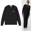 MAISON KITSUNE ヘッドフォックスパッチ スウェットシャツ ブラック AM00303KM0001 45118005 [P]