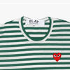 Comme Des Garcons Unisex Red Heart Patch Long Sleeve T-Shirt 155740416 [P]