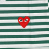 Comme Des Garcons Unisex Red Heart Patch Long Sleeve T-Shirt 155740416 [P]