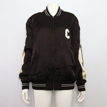 CELINE ブラウン C ロゴ サテン テディ 女性 ジャケット 2V83G164I 152898291 [P]